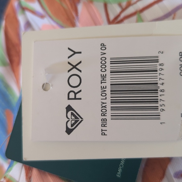 Roxy Ribbed Love The Coco One Piece - Sprucetone S - Picture 16 of 16